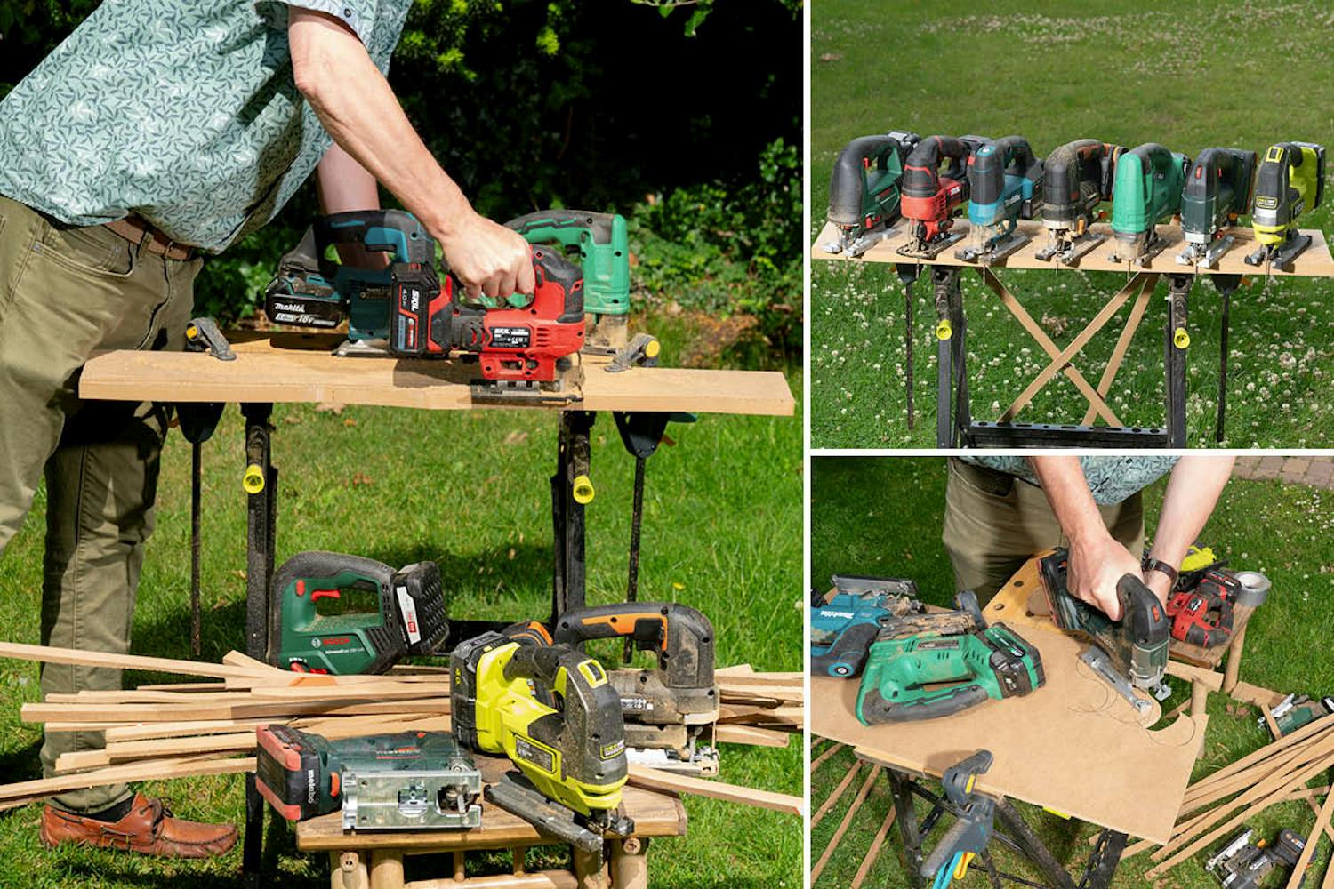 Test av sticksågar Test av sticksågar